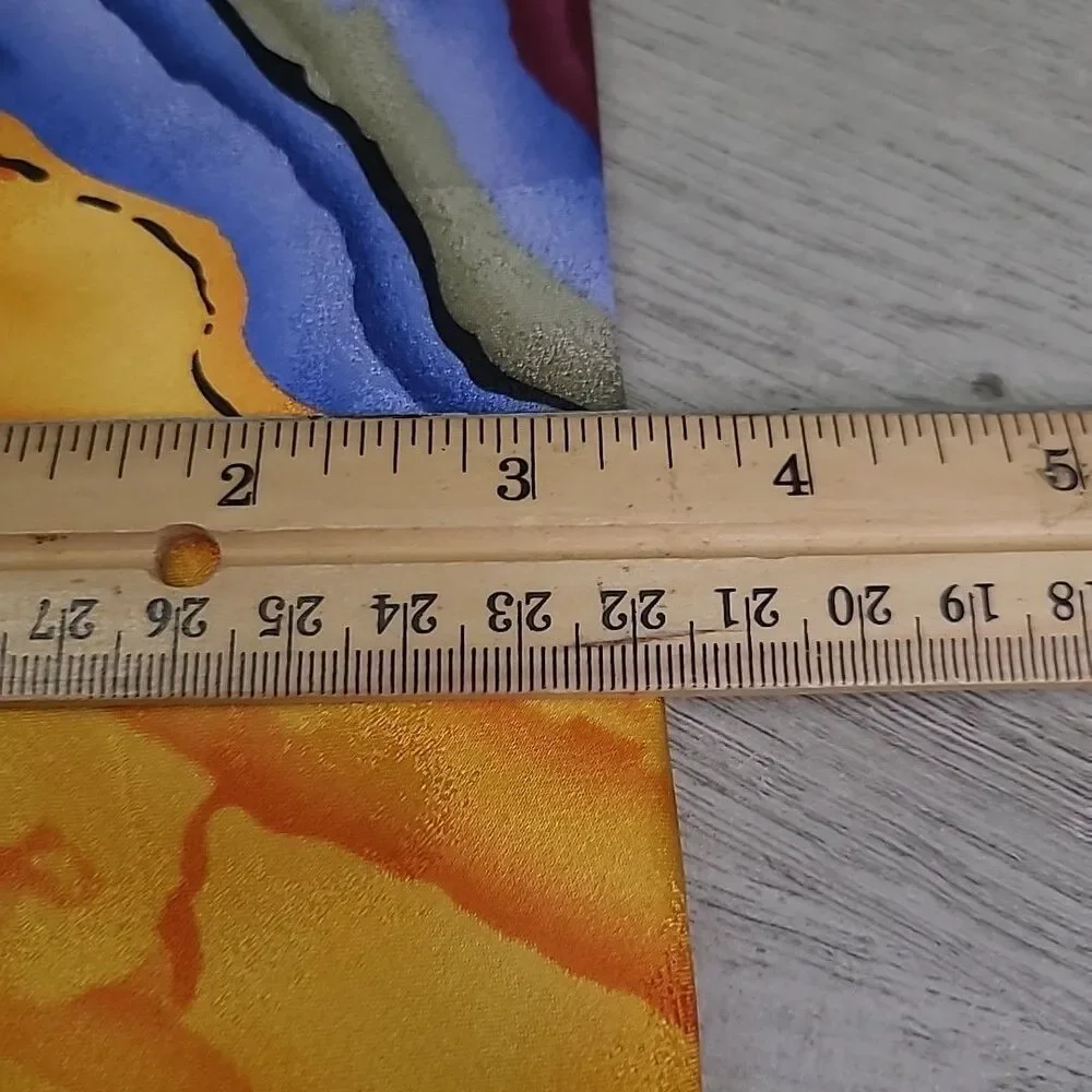 Jerry Garcia Liquid Torso Collection Fifty-Three Multicolor Artistic Mens Tie - Picture 4 of 5